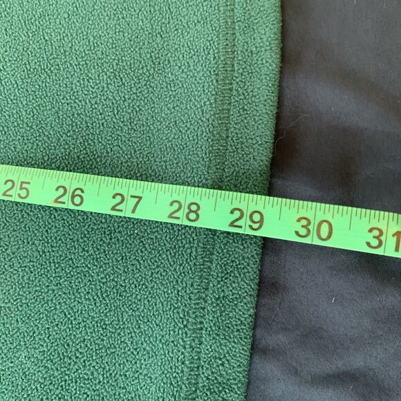 Old Navy Performance Fleece Pullover Quarter Zip Teal Black Logo XL Gorpcore - Picture 9 of 9